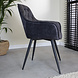 Velvet Dining Chair Audrey Anthracite Velvet Dining Chair Audrey Anthracite
