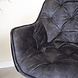 Velvet Dining Chair Audrey Anthracite Velvet Dining Chair Audrey Anthracite