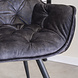 Velvet Dining Chair Audrey Anthracite Velvet Dining Chair Audrey Anthracite
