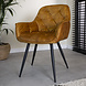 Velvet Dining Chair Audrey Cognac Velvet Dining Chair Audrey Cognac