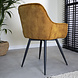 Velvet Dining Chair Audrey Cognac Velvet Dining Chair Audrey Cognac