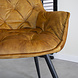 Velvet Dining Chair Audrey Cognac Velvet Dining Chair Audrey Cognac