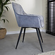 Velvet Dining Chair Audrey Grey Velvet Dining Chair Audrey Grey