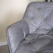 Velvet Dining Chair Audrey Grey Velvet Dining Chair Audrey Grey