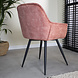 Velvet Dining Chair Audrey Pink Velvet Dining Chair Audrey Pink