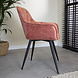 Velvet Dining Chair Audrey Pink Velvet Dining Chair Audrey Pink