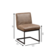 Industrial Dining Chair Nathan Brown Industrial Dining Chair Nathan Brown