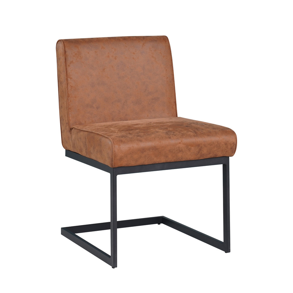 Industrial Dining Chair Nathan Cognac Furnwise