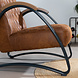 Industrial armchair Ivy Cognac Eco-Leather Industrial armchair Ivy Cognac Eco-Leather