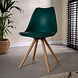 Modern Dining Chair Harrow Dark Green Modern Dining Chair Harrow Dark Green