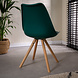 Modern Dining Chair Harrow Dark Green Modern Dining Chair Harrow Dark Green