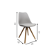 Modern Dining Chair Harrow Light Grey Modern Dining Chair Harrow Light Grey