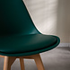 Modern Dining Chair Charlton Dark Green Modern Dining Chair Charlton Dark Green