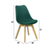Modern Dining Chair Charlton Dark Green Modern Dining Chair Charlton Dark Green