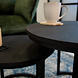 Industrial Coffee Table set of 2 Giro Black Industrial Coffee Table set of 2 Giro Black