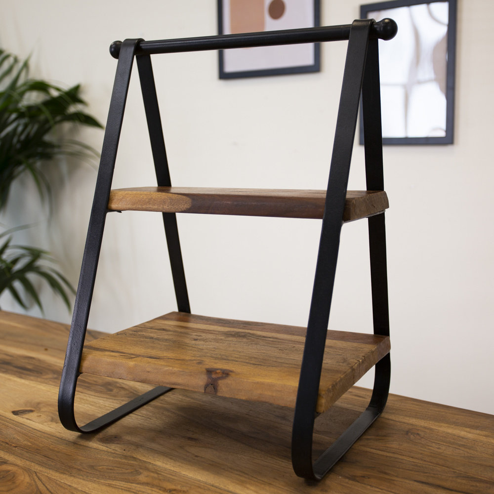 Shelf Grant Wood Metal Furnwise