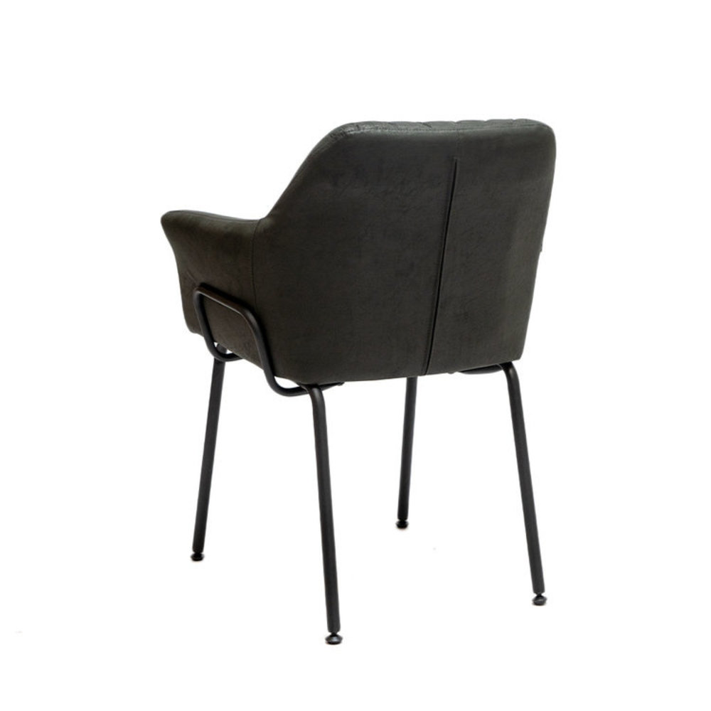 Dining Chair Club Black Industrial Shipped within 24 hours! Furnwise
