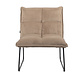 Velvet Armchair Malaga Taupe Velvet Armchair Malaga Taupe