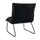 Velvet Armchair Malaga Black Velvet Armchair Malaga Black