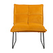 Velvet Armchair Malaga Yellow Velvet Armchair Malaga Yellow