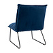 Velvet Armchair Malaga Blue Velvet Armchair Malaga Blue