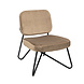 Velvet armchair Julia Taupe Velvet armchair Julia Taupe