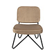 Velvet armchair Julia Taupe Velvet armchair Julia Taupe