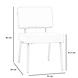 Scandinavian Dining Chair Espen Taupe Scandinavian Dining Chair Espen Taupe