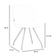 Scandinavian Dining Chair Fenris Grey Scandinavian Dining Chair Fenris Grey