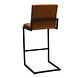 Bar Stool Diamond Cognac Leather Bar Stool Diamond Cognac Leather