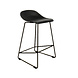 Modern Bar Stool Erica Black H66 cm Modern Bar Stool Erica Black H66 cm
