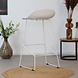 Modern Bar Stool Erica White H76 cm Modern Bar Stool Erica White H76 cm