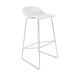 Modern Bar Stool Erica White H76 cm Modern Bar Stool Erica White H76 cm