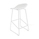 Modern Bar Stool Erica White H76 cm Modern Bar Stool Erica White H76 cm