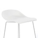 Modern Bar Stool Erica White H76 cm Modern Bar Stool Erica White H76 cm
