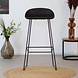 Modern Bar Stool Erica Black H76 cm Modern Bar Stool Erica Black H76 cm