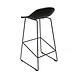 Modern Bar Stool Erica Black H76 cm Modern Bar Stool Erica Black H76 cm