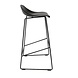 Modern Bar Stool Erica Black H76 cm Modern Bar Stool Erica Black H76 cm