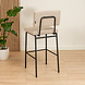 Scandinavian Bar Stool Espen Beige Scandinavian Bar Stool Espen Beige