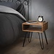 Industrial Bedside table Molly Acacia Wood Industrial Bedside table Molly Acacia Wood