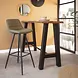 Industrial Bar Stool Jordan Green Microfiber Industrial Bar Stool Jordan Green Microfiber