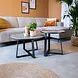 Industrial Coffee Table set of 2 Tanner Grey Industrial Coffee Table set of 2 Tanner Grey