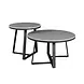 Industrial Coffee Table set of 2 Tanner Grey Industrial Coffee Table set of 2 Tanner Grey