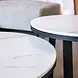 Industrial Coffee Table set of 2 Tanner White Industrial Coffee Table set of 2 Tanner White