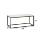 Industrial Coffee Table Fien White Industrial Coffee Table Fien White