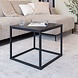Industrial Coffee Table Fien Black Small Industrial Coffee Table Fien Black Small