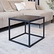 Industrial Coffee Table Fien Black Small Industrial Coffee Table Fien Black Small