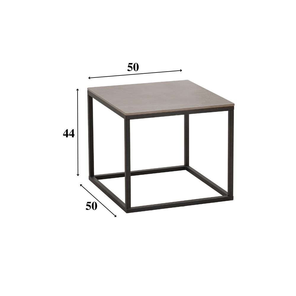 Industrial Coffee Table Fien Grey Small Furnwise