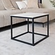 Industrial Coffee Table Fien White Small Industrial Coffee Table Fien White Small