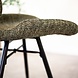 Industrial Dining Chair Beau Chenille Green Industrial Dining Chair Beau Chenille Green
